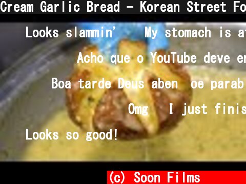 Cream Garlic Bread - Korean Street Food  (c) Soon Films 순필름