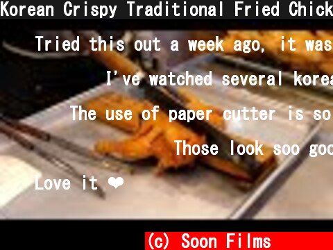 Korean Crispy Traditional Fried Chicken - Korean Street Food  (c) Soon Films 순필름