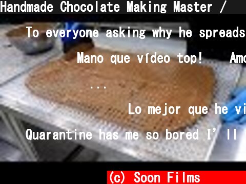 Handmade Chocolate Making Master / 초콜릿 공장의 수제 초콜릿 만들기 /  Chocolate Factory in Korea  (c) Soon Films 순필름