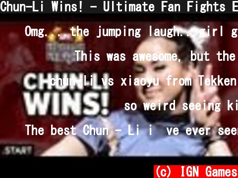 Chun-Li Wins! - Ultimate Fan Fights Ep. 5 (Chun-Li vs. Tifa)  (c) IGN Games