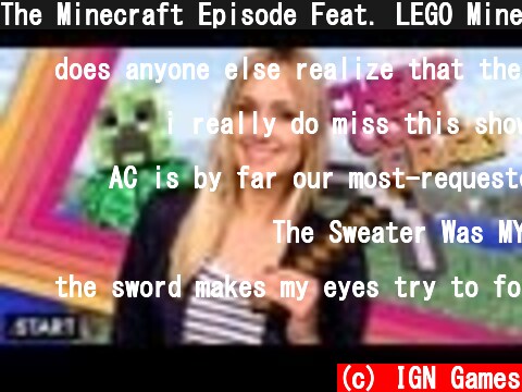 The Minecraft Episode Feat. LEGO Minecraft & A Real-Life Minecraft World! - Cheap Cool Crazy  (c) IGN Games