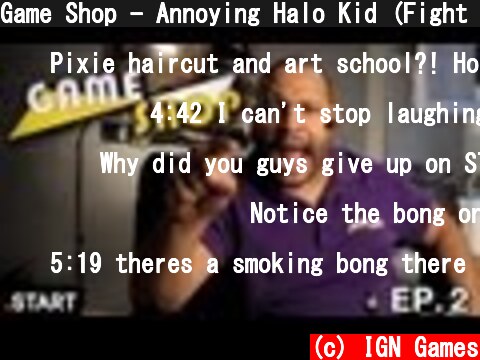 Game Shop - Annoying Halo Kid (Fight That Defenseless Child!) - Game Shop: Ep.2  (c) IGN Games