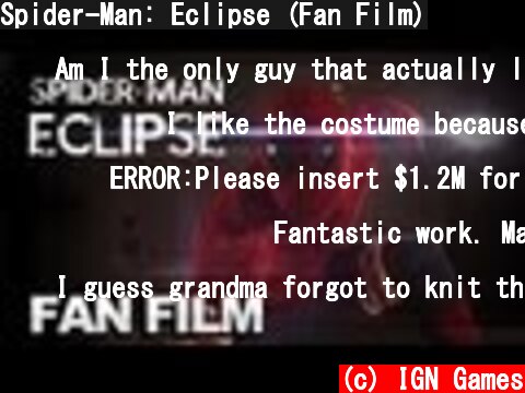 Spider-Man: Eclipse (Fan Film)  (c) IGN Games
