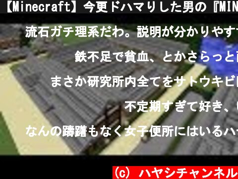 【Minecraft】今更ドハマりした男の『MINECRAFT』実況プレイ part48  (c) ハヤシチャンネル