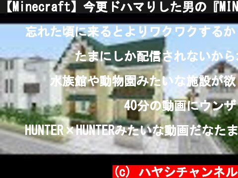 【Minecraft】今更ドハマりした男の『MINECRAFT』実況プレイ part56 【実況】  (c) ハヤシチャンネル