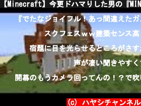 【Minecraft】今更ドハマりした男の『MINECRAFT』実況プレイ part8 【実況】  (c) ハヤシチャンネル
