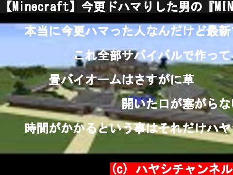 【Minecraft】今更ドハマりした男の『MINECRAFT』実況プレイ part25 【実況】  (c) ハヤシチャンネル