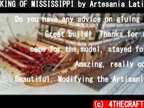KING OF MISSISSIPPI by Artesania Latina-wooden model ship Build Log  (c) 4THECRAFT