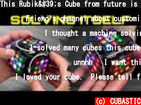 This Rubik's Cube from future is solving itself in your hands  (c) CUBASTIC