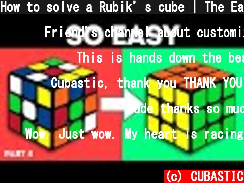How to solve a Rubik’s cube | The Easiest tutorial | Part 4  (c) CUBASTIC