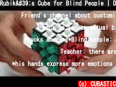 Rubik's Cube for Blind People | DIY  (c) CUBASTIC