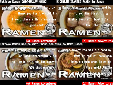 Ramen Adventures（おすすめch紹介）
