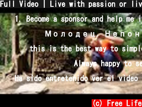Full Video | Live with passion or live a boring life | Free life  (c) Free Life