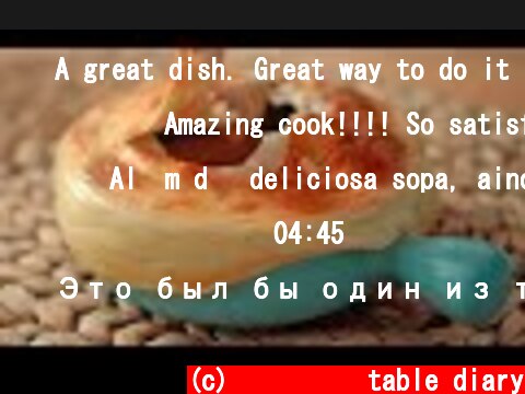초간단 바삭한 빵을 올린 호텔급 감자크림스프 만들기  (crispy potato cream soup)  (c) 식탁일기 table diary