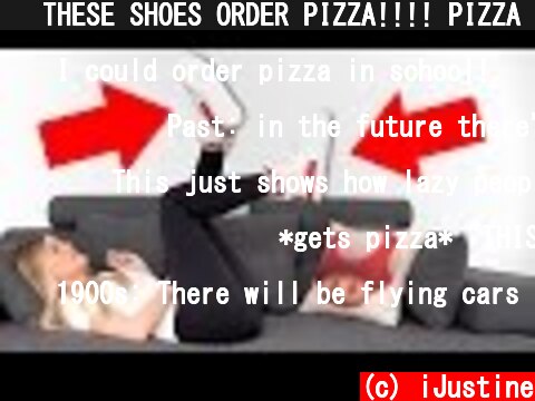 🍕 THESE SHOES ORDER PIZZA!!!! PIZZA HUT SHOES!  (c) iJustine