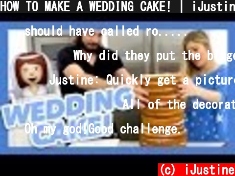 HOW TO MAKE A WEDDING CAKE! | iJustine  (c) iJustine