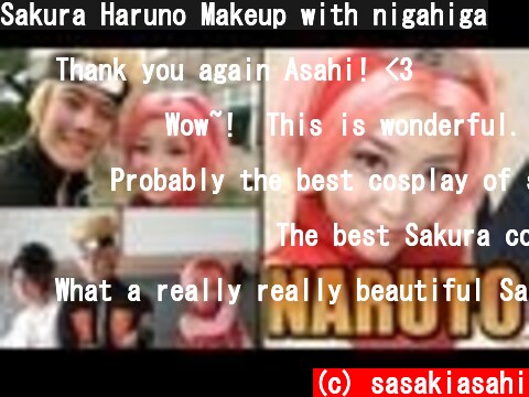 Sakura Haruno Makeup with nigahiga  (c) sasakiasahi