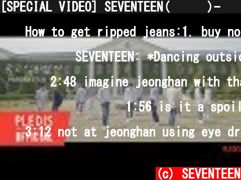[SPECIAL VIDEO] SEVENTEEN(세븐틴)-울고 싶지 않아(Don't Wanna Cry) Part Switch ver.  (c) SEVENTEEN