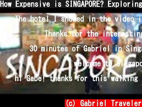 How Expensive is SINGAPORE? Exploring the City  (c) Gabriel Traveler