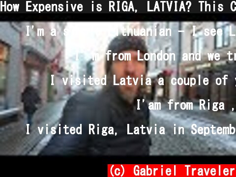 How Expensive is RIGA, LATVIA? This City is Amazing!  (c) Gabriel Traveler