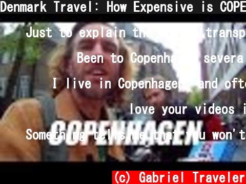 Denmark Travel: How Expensive is COPENHAGEN?  (c) Gabriel Traveler