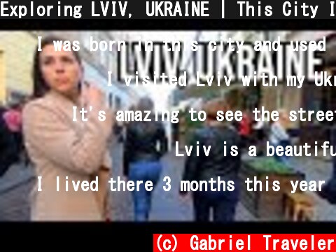 Exploring LVIV, UKRAINE | This City Is Amazing!  (c) Gabriel Traveler