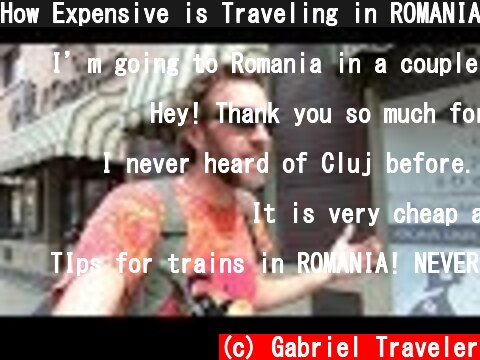 How Expensive is Traveling in ROMANIA? It's Cheap!  (c) Gabriel Traveler