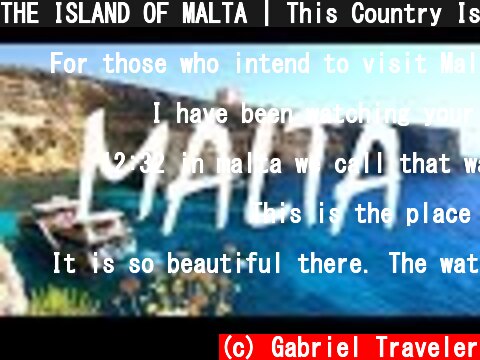 THE ISLAND OF MALTA | This Country Is Incredible!  (c) Gabriel Traveler