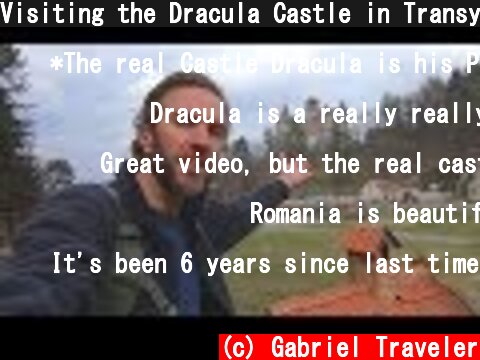 Visiting the Dracula Castle in Transylvania, Romania  (c) Gabriel Traveler