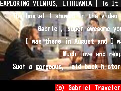EXPLORING VILNIUS, LITHUANIA | Is It Worth Visiting?  (c) Gabriel Traveler