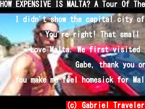 HOW EXPENSIVE IS MALTA? A Tour Of The Island  (c) Gabriel Traveler