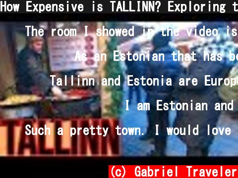 How Expensive is TALLINN? Exploring the Capital of Estonia  (c) Gabriel Traveler