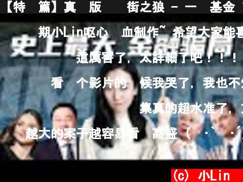 【特别篇】真实版华尔街之狼 - 一马基金 1MDB Scandal  (c) 小Lin说