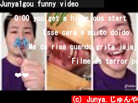 Junya1gou funny video 😂😂😂  (c) Junya.じゅんや