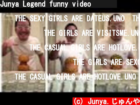 Junya Legend funny video 😂😂😂  (c) Junya.じゅんや