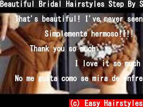 Beautiful Bridal Hairstyles Step By Step - Different Simple And Easy Hairstyles | New Hairstyle  (c) Easy Hairstyles