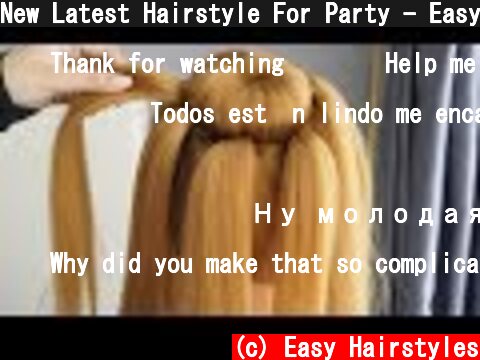 New Latest Hairstyle For Party - Easy Bun Hairstyle For Gown | Perfect Prom Hairstyles 2020  (c) Easy Hairstyles