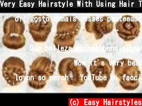 Very Easy Hairstyle With Using Hair Tools - Hairstyle With Using Clutcher | Clutcher Hairstyle  (c) Easy Hairstyles