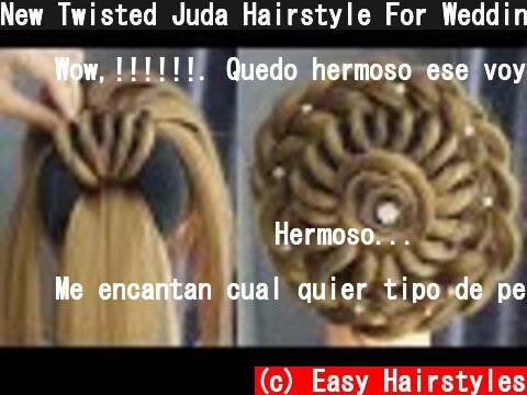 New Twisted Juda Hairstyle For Wedding - Hairstyle For Wedding Guest | Easy Updo Hairstyles For Prom  (c) Easy Hairstyles