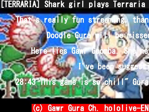 [TERRARIA] Shark girl plays Terraria (Wow!!!)  (c) Gawr Gura Ch. hololive-EN