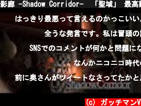 影廊 -Shadow Corridor-　「聖域」 最高難易度：修羅  (c) ガッチマンV