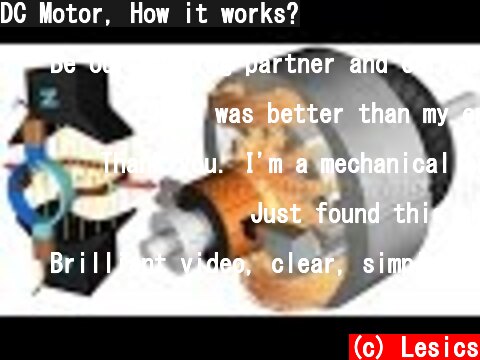 DC Motor, How it works?  (c) Lesics
