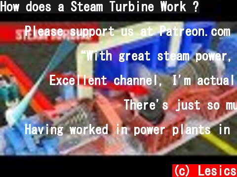 How does a Steam Turbine Work ?  (c) Lesics