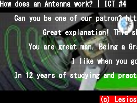 How does an Antenna work? | ICT #4  (c) Lesics