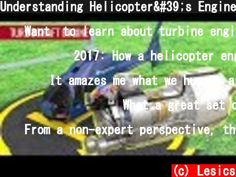 Understanding Helicopter's Engine | Turboshaft  (c) Lesics