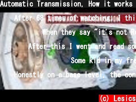 Automatic Transmission, How it works ?  (c) Lesics