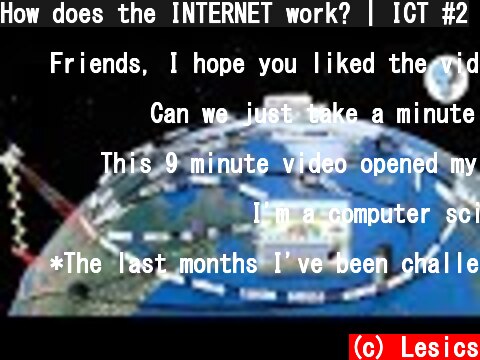 How does the INTERNET work? | ICT #2  (c) Lesics