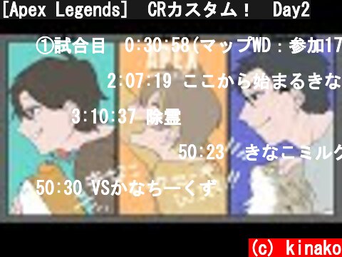 [Apex Legends]　CRカスタム！　Day2  (c) kinako