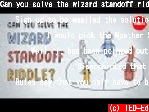 Can you solve the wizard standoff riddle? - Dan Finkel  (c) TED-Ed