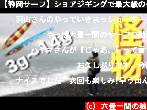 【静岡サーフ】ショアジギングで最大級のモンスターを釣りあげろ！！！  (c) 六畳一間の狼